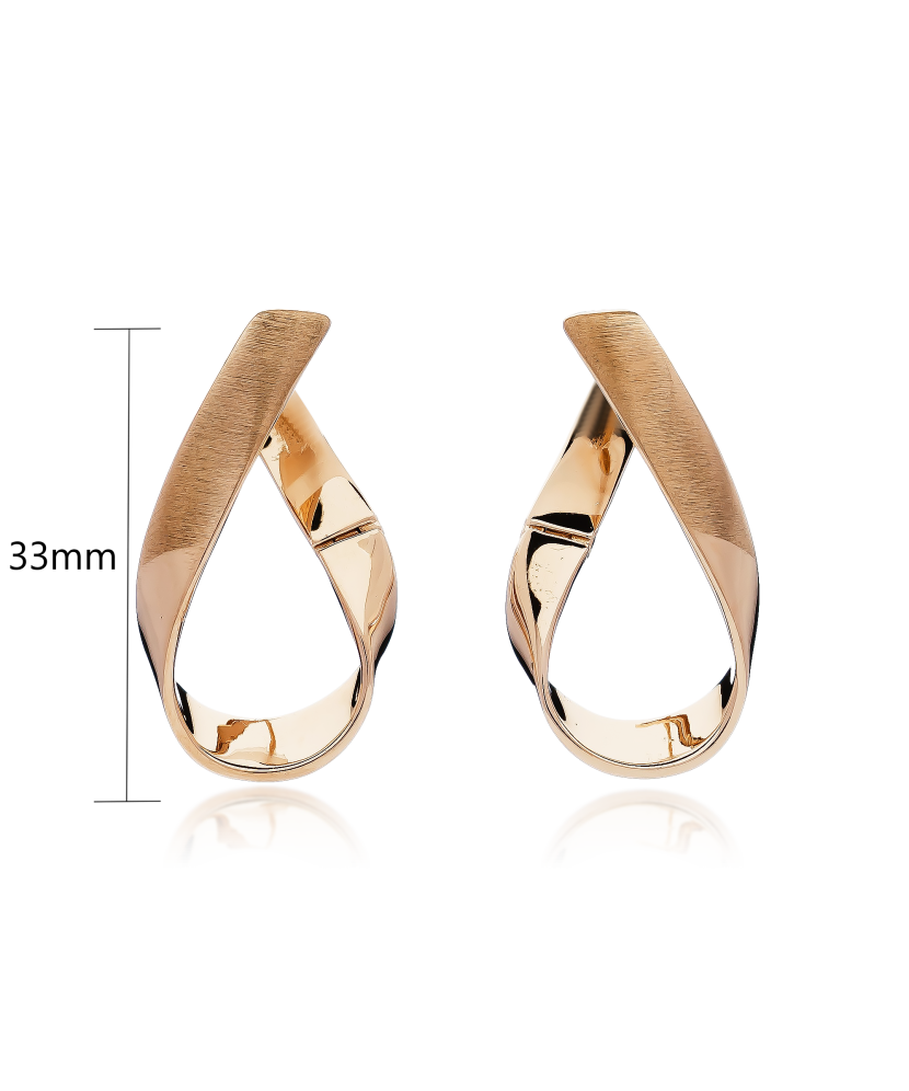 Gold earrings