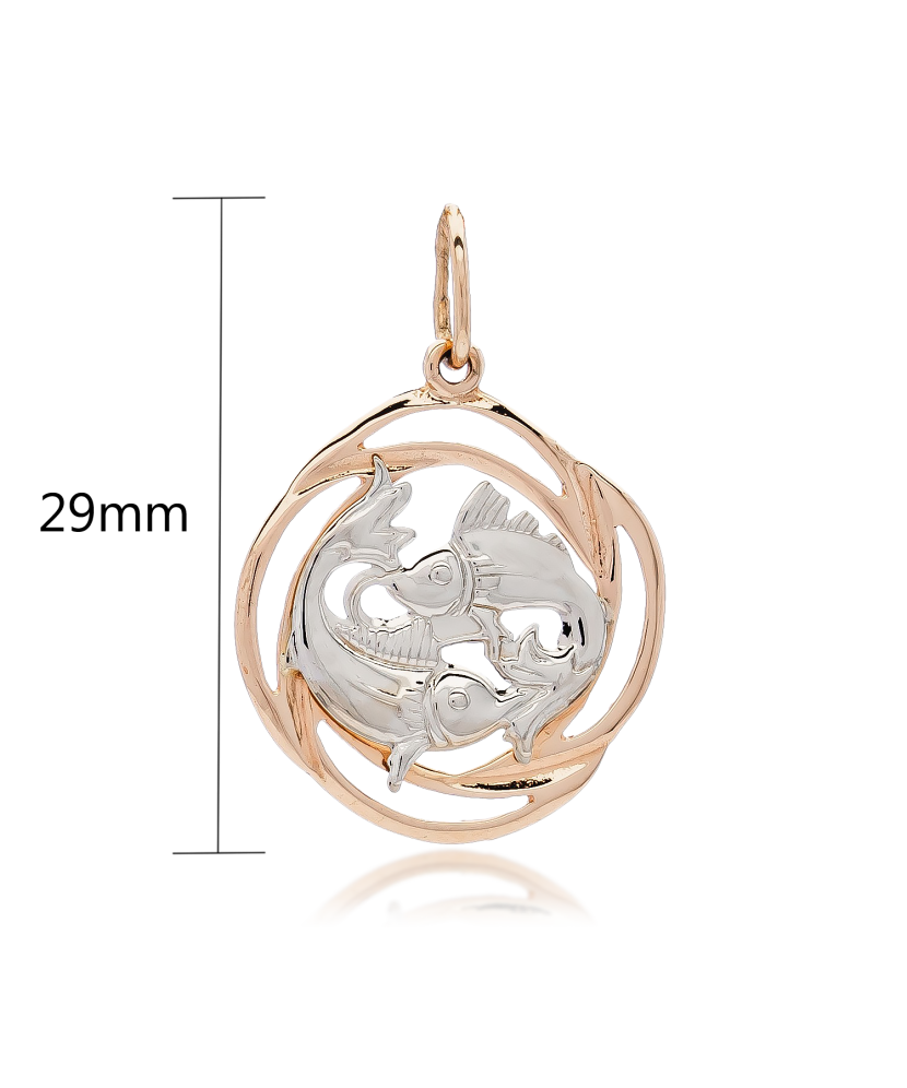 Auksinis pakabukas "Žuvys"  - Goldinga