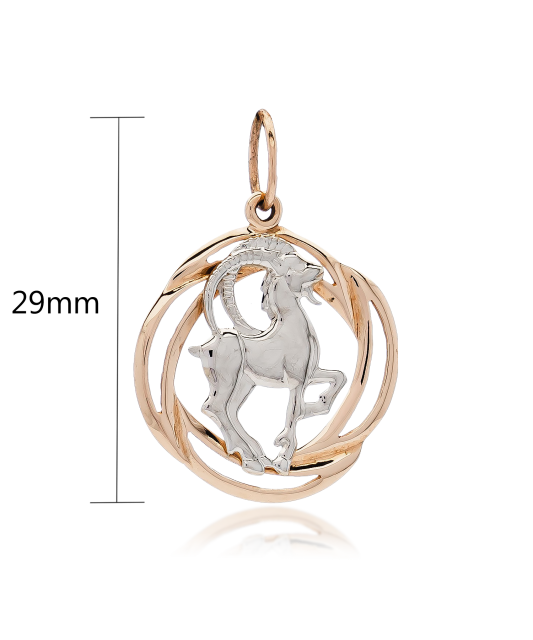 Auksinis pakabukas "Ožiaragis"  - Goldinga