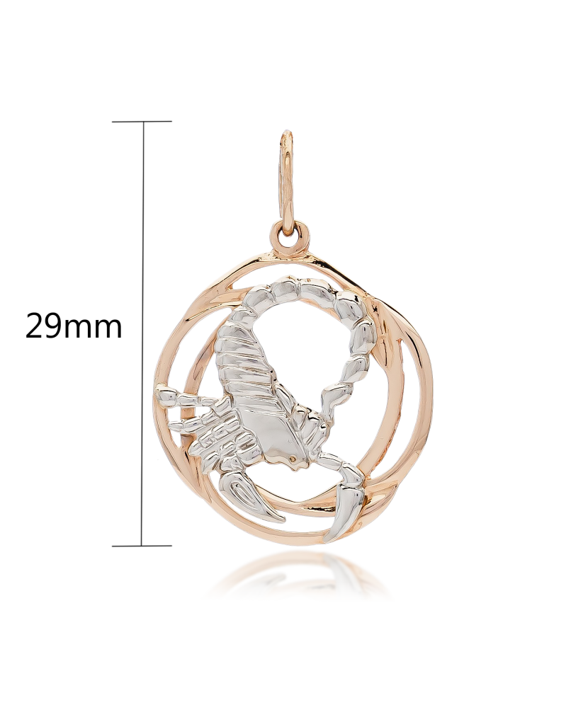 Gold pendant "Scorpio "