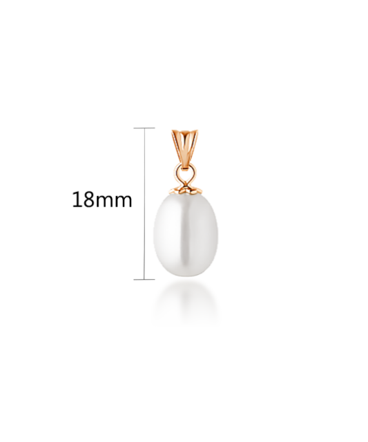 Gold Pearl Pendant