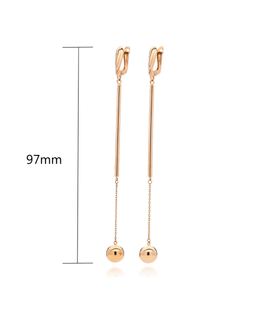 Auksiniai auskarai  - Goldinga