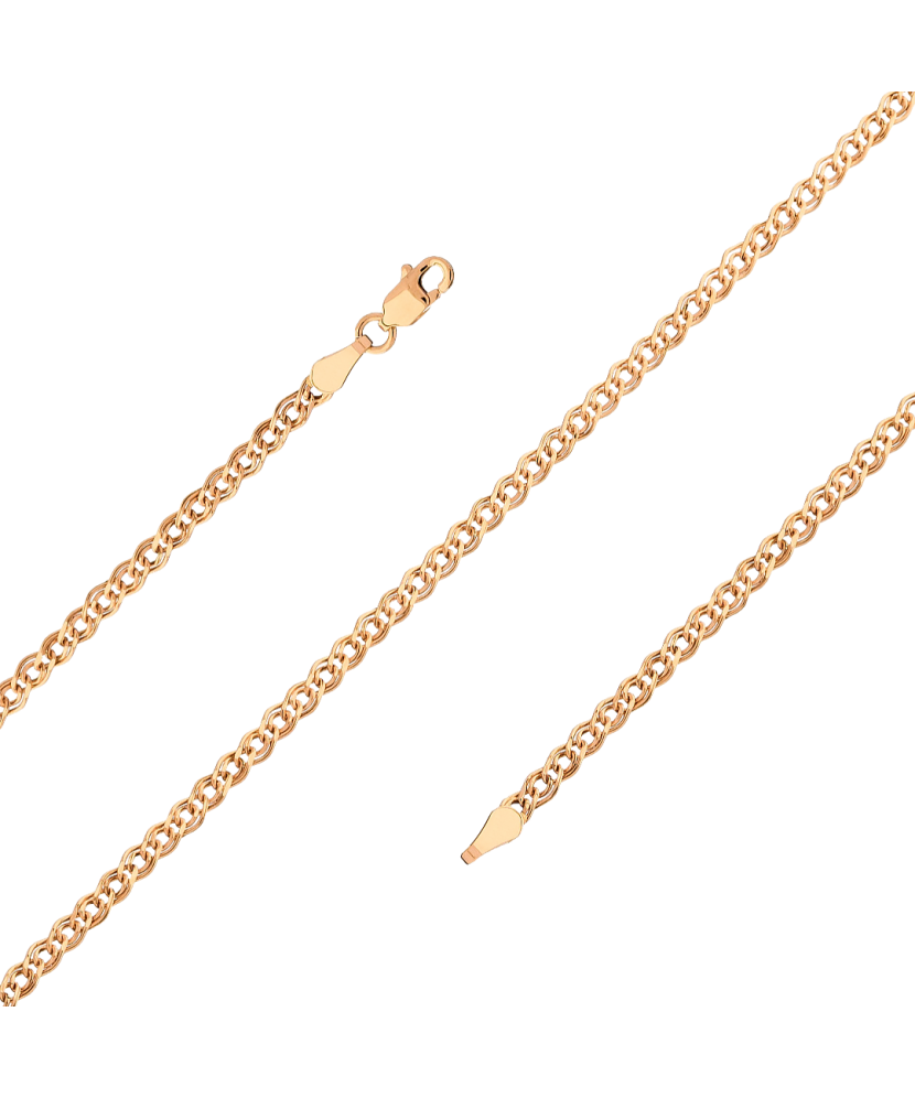 Gold chain "Mona Liza" 3mm