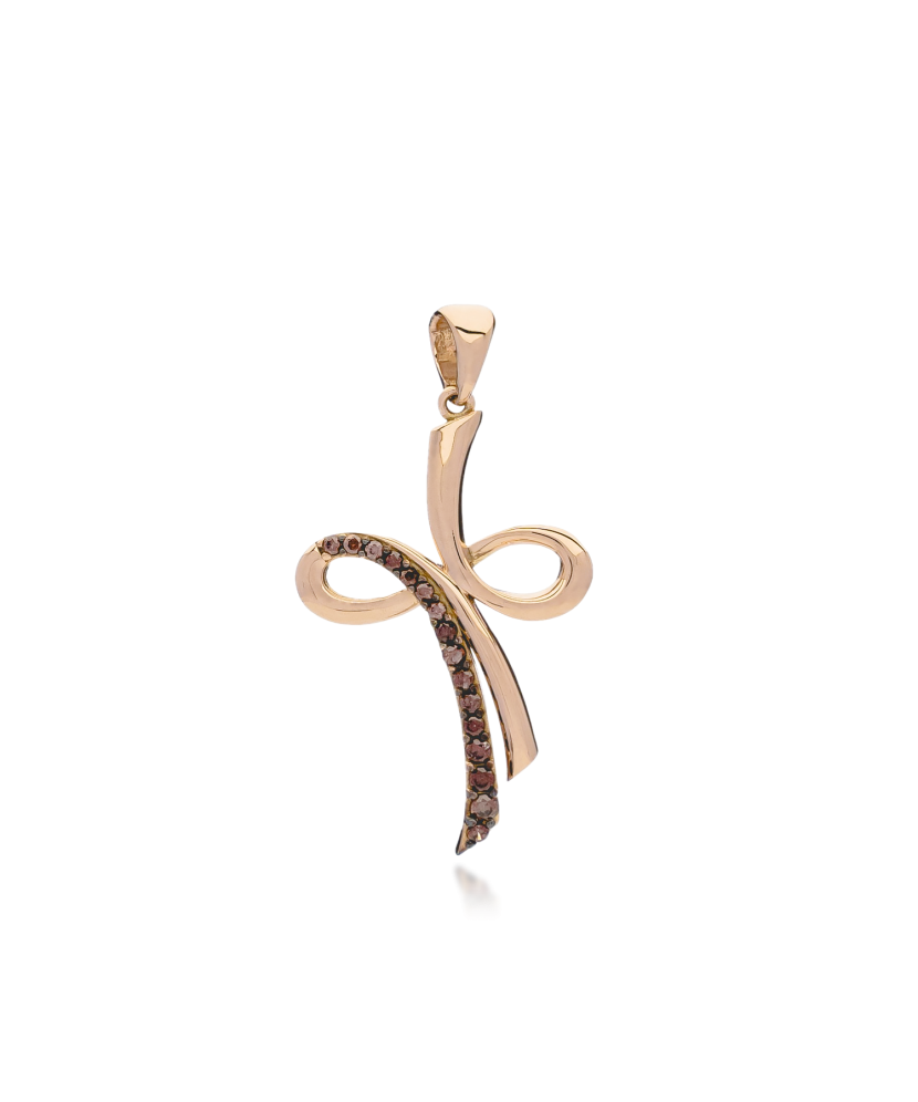 Auksinis pakabukas su dūminiais topazais  - Goldinga