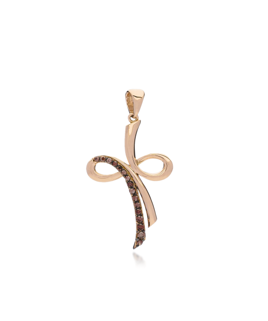 Auksinis pakabukas su dūminiais topazais  - Goldinga