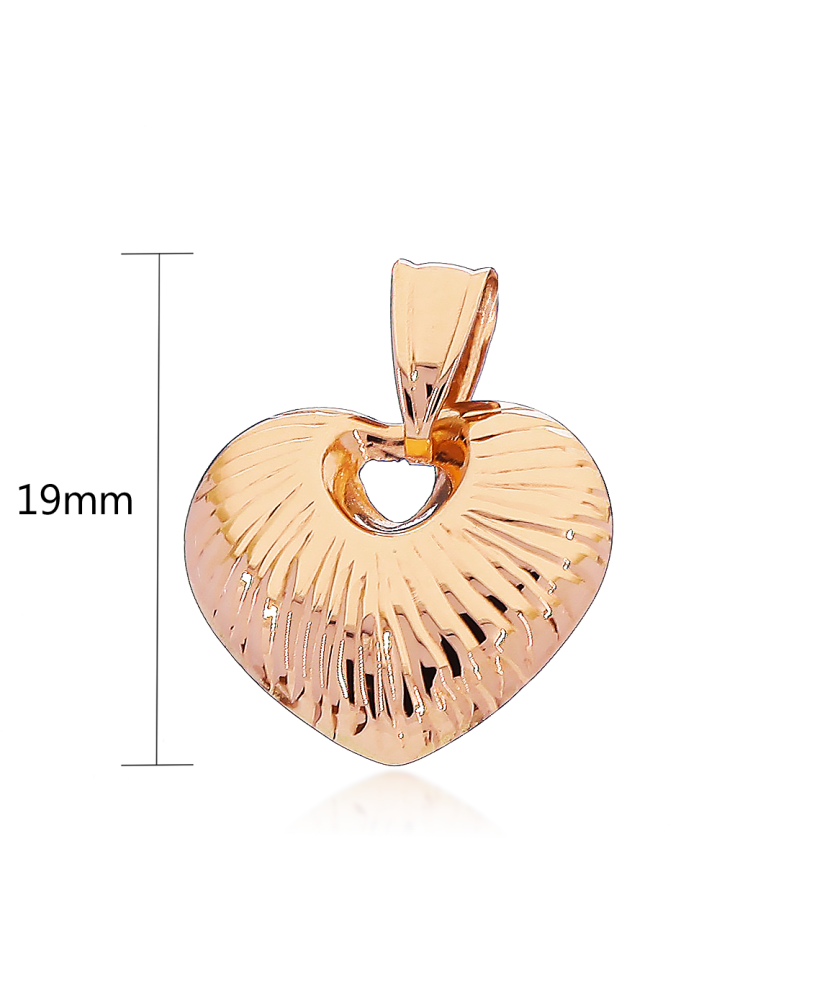 Gold pendant "heart"