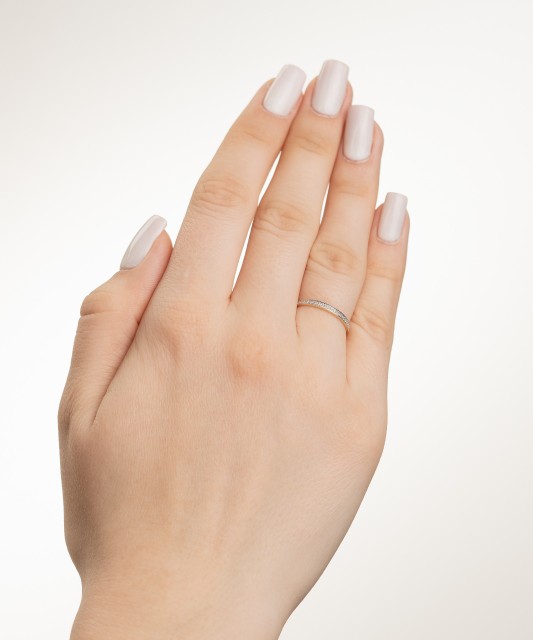 Yellow Gold ring with diamonds