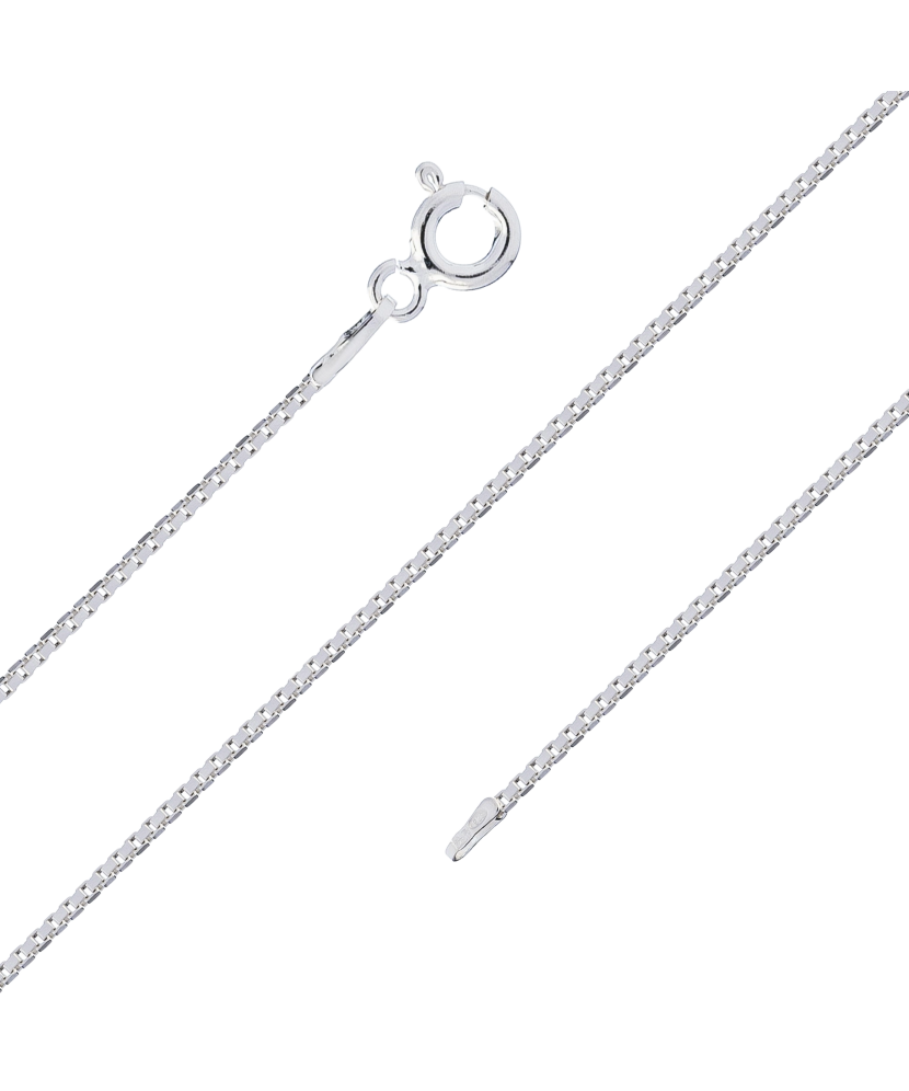 Sterling silver chain "Box"