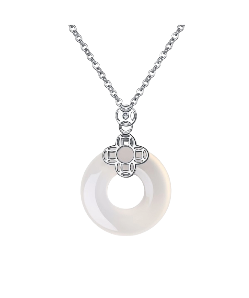 Sidabrinė Grandinėlė Su Pakabuku