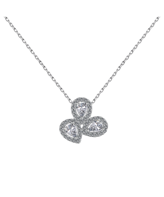 Sidabrinė Grandinėlė Su Cirkonio Pakabuku