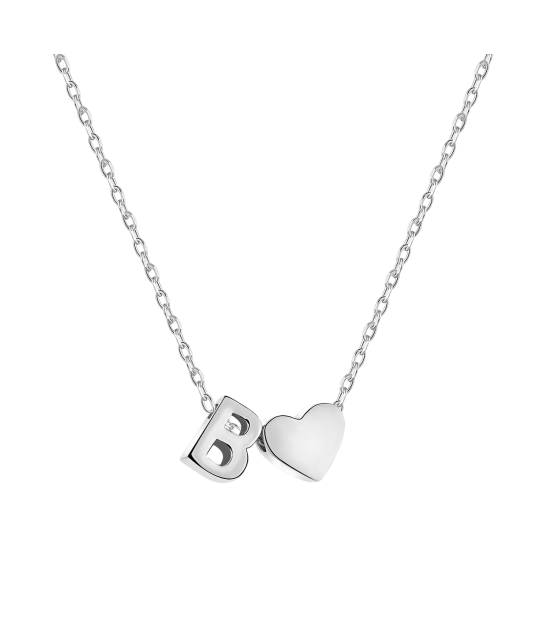 Sidabrinė Grandinėlė Su Pakabuku Raidė B