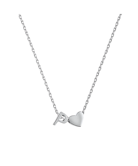 Sidabrinė Grandinėlė Su Pakabuku Raidė P