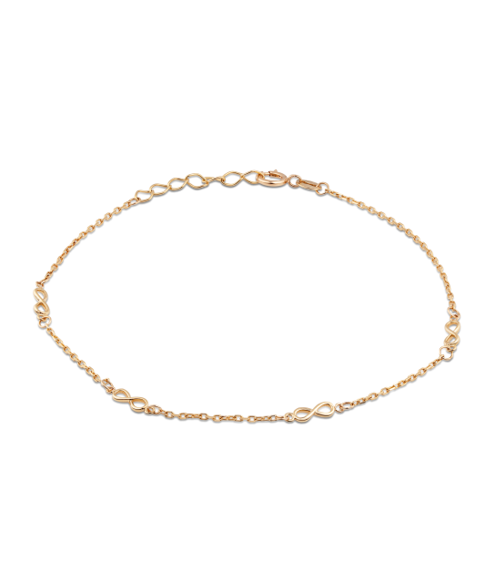 Gold bracelet "infinity"