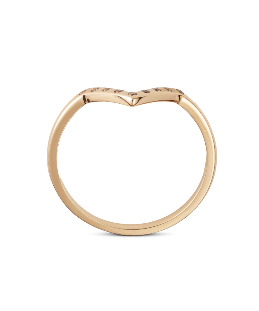 Kultasormus zirkoneilla