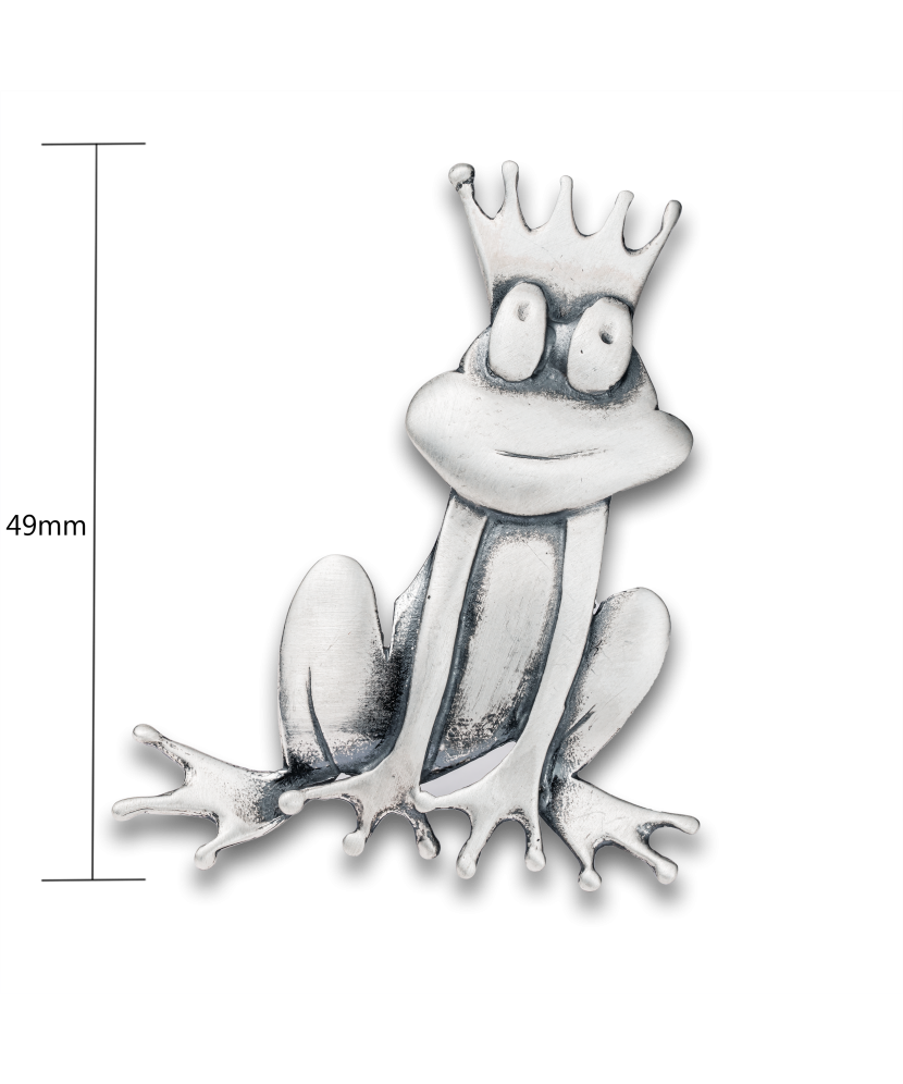 Sterling silver  brooch "Frog"
