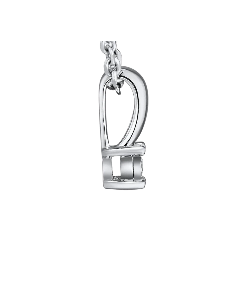 White gold pendant with diamonds