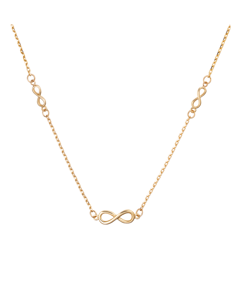 Gold chain "infinity"