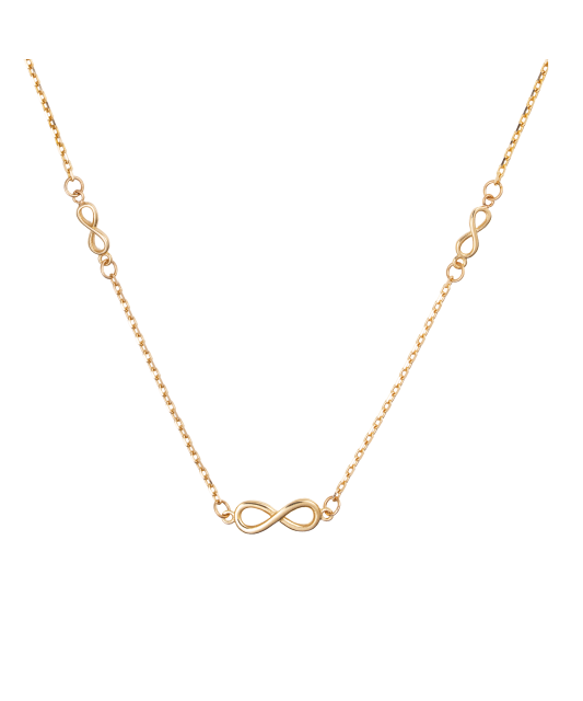 Gold chain "infinity"