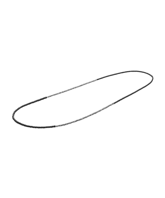 Necklace with spinels and terahertz