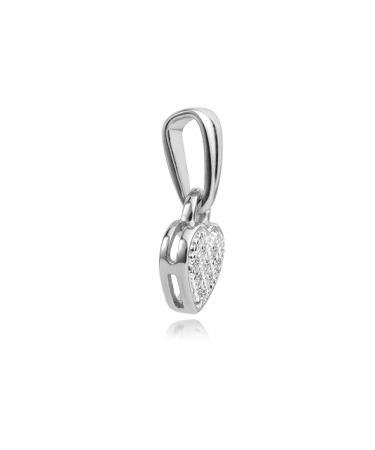 White gold pendant with diamonds