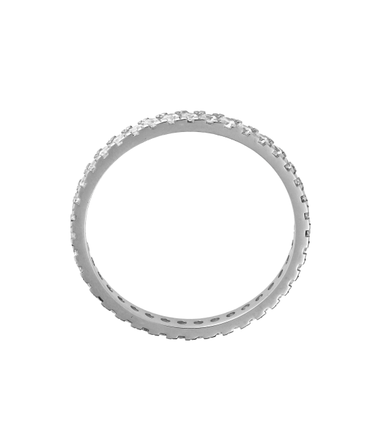 White Gold ring with zircons