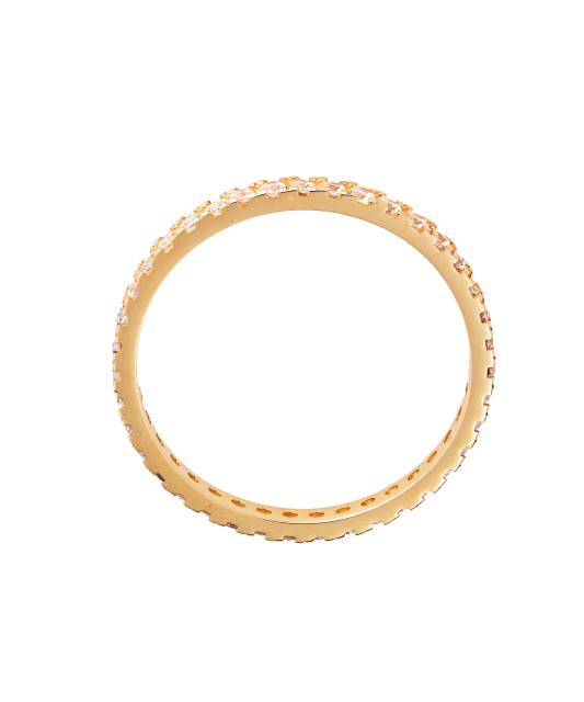 Kultasormus zirkoneilla