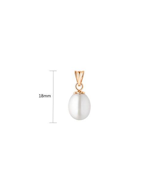 Gold Pearl Pendant