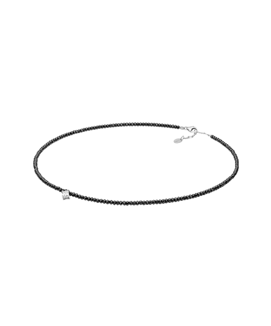 Necklace With Spinels And Zircon