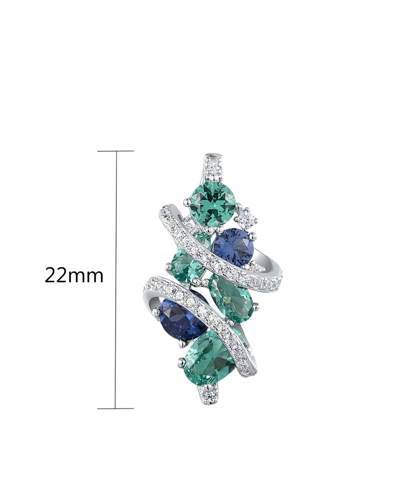 Hopea riipus spinelleillä ja zirkoneilla