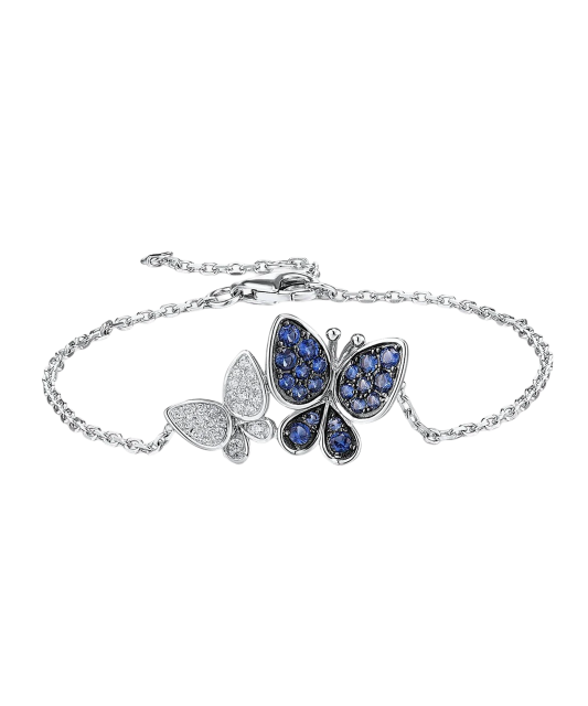 Sterling Silver bracelet with zircons