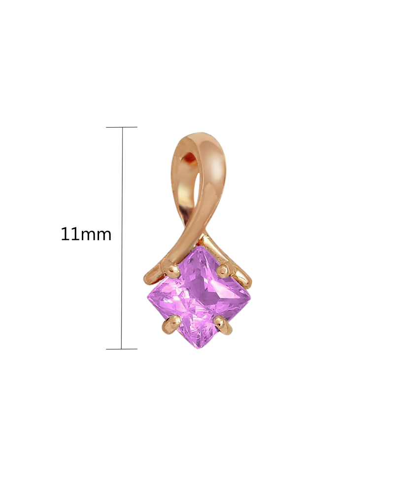 Kultainen riipus ametistilla