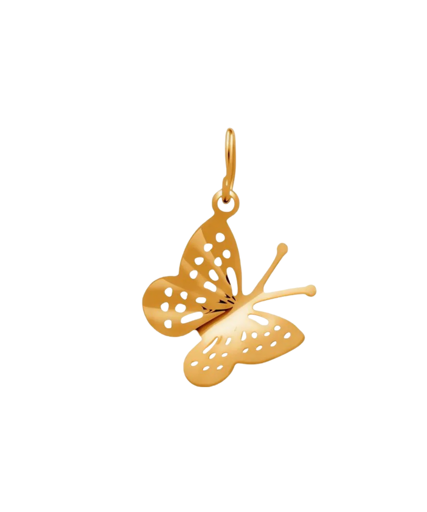 Gold pendant "butterfly"