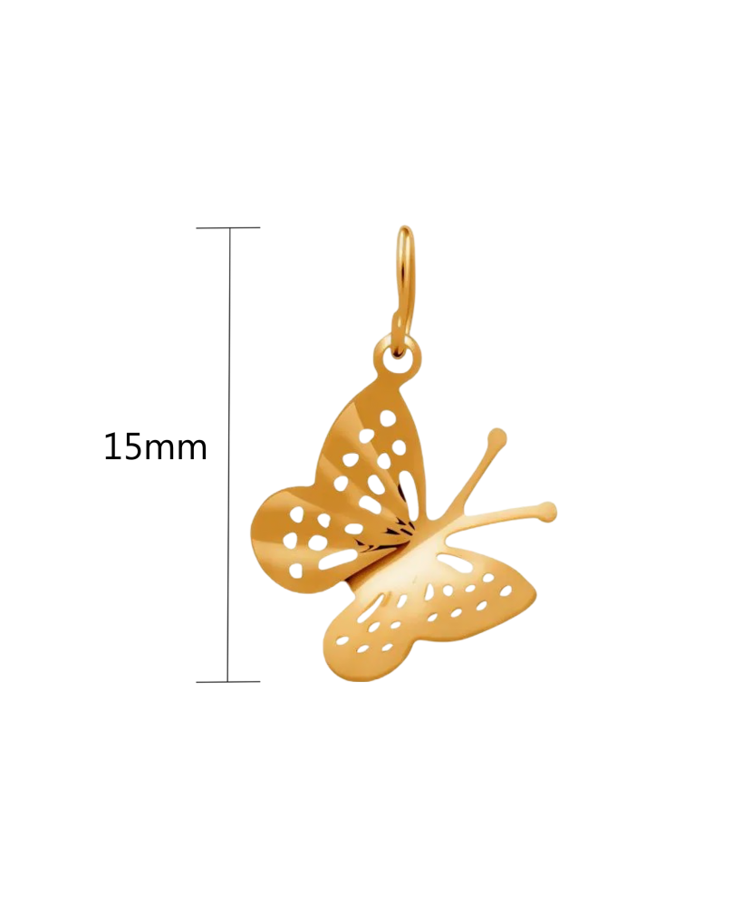 Gold pendant "butterfly"