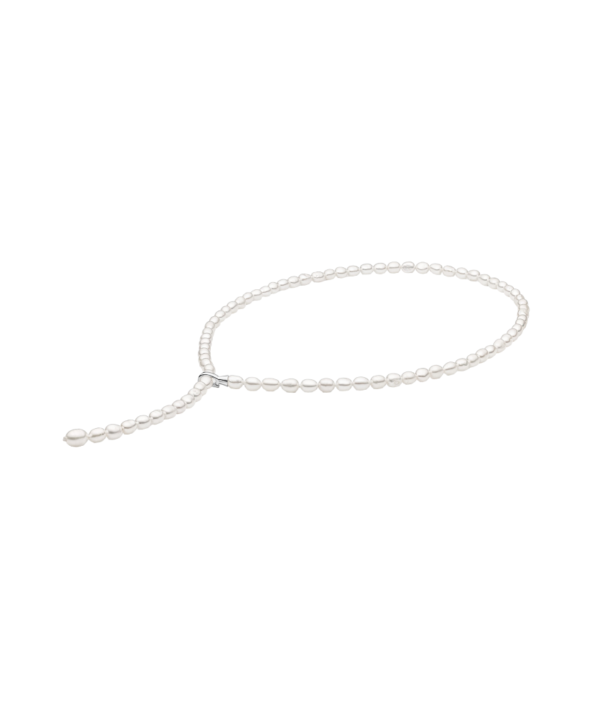 Helmikaulakoru hopealla