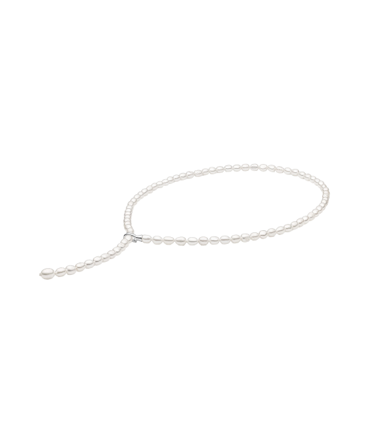 Helmikaulakoru hopealla