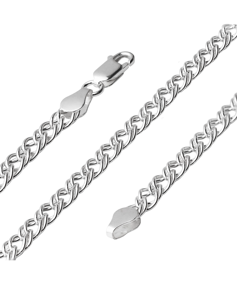 Sterling Silver bracelet "Rombo" 4.7mm