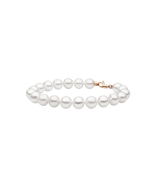 Pearl bracele twith gold