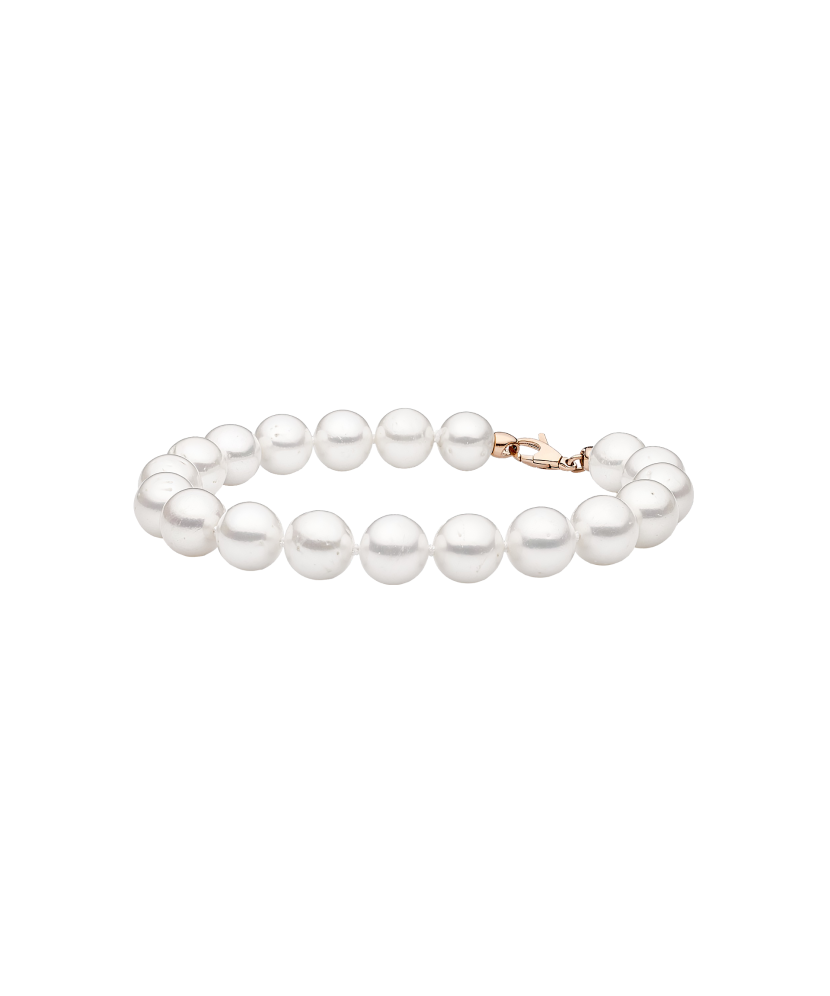 Pearl bracele twith gold