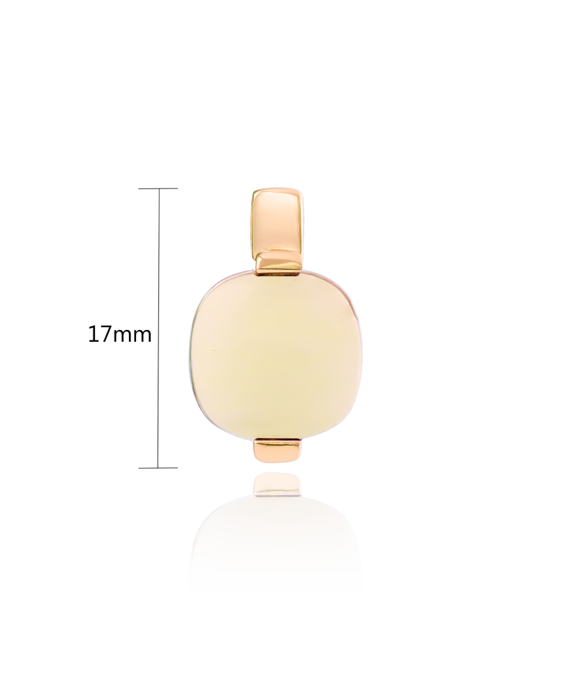 Kultainen riipus meripihkalla