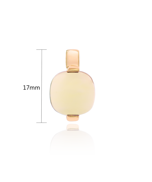 Kultainen riipus meripihkalla