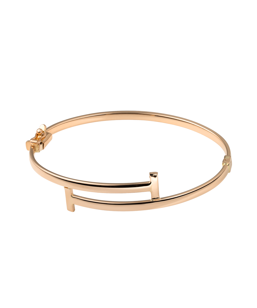 Gold hard bracelet