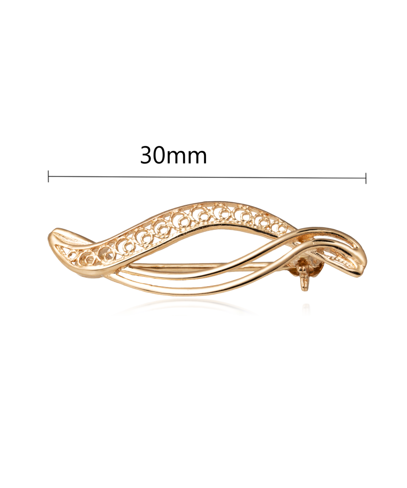 Gold brooch