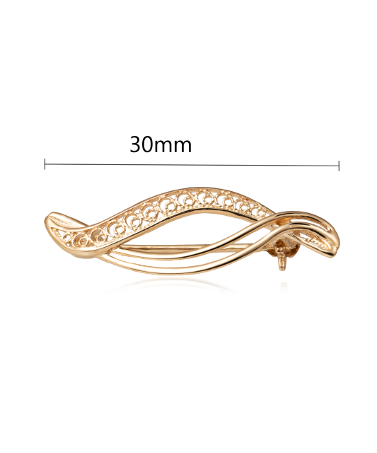 Gold brooch