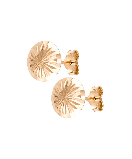 Gold earrings