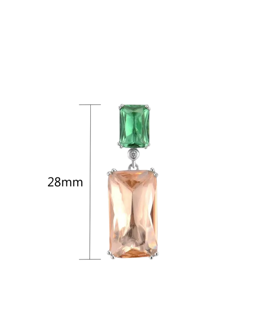 Sterling Silver pendant with zircons