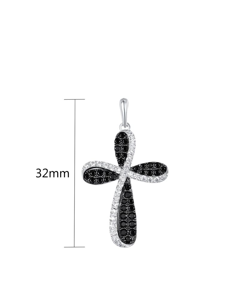 Hopea riipus spinelleillä ja zirkoneilla "Ylittää"