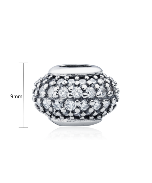 Universalus sterling silver pendant with zircons