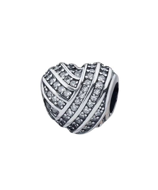 Universalus sterling silver pendant with zircons