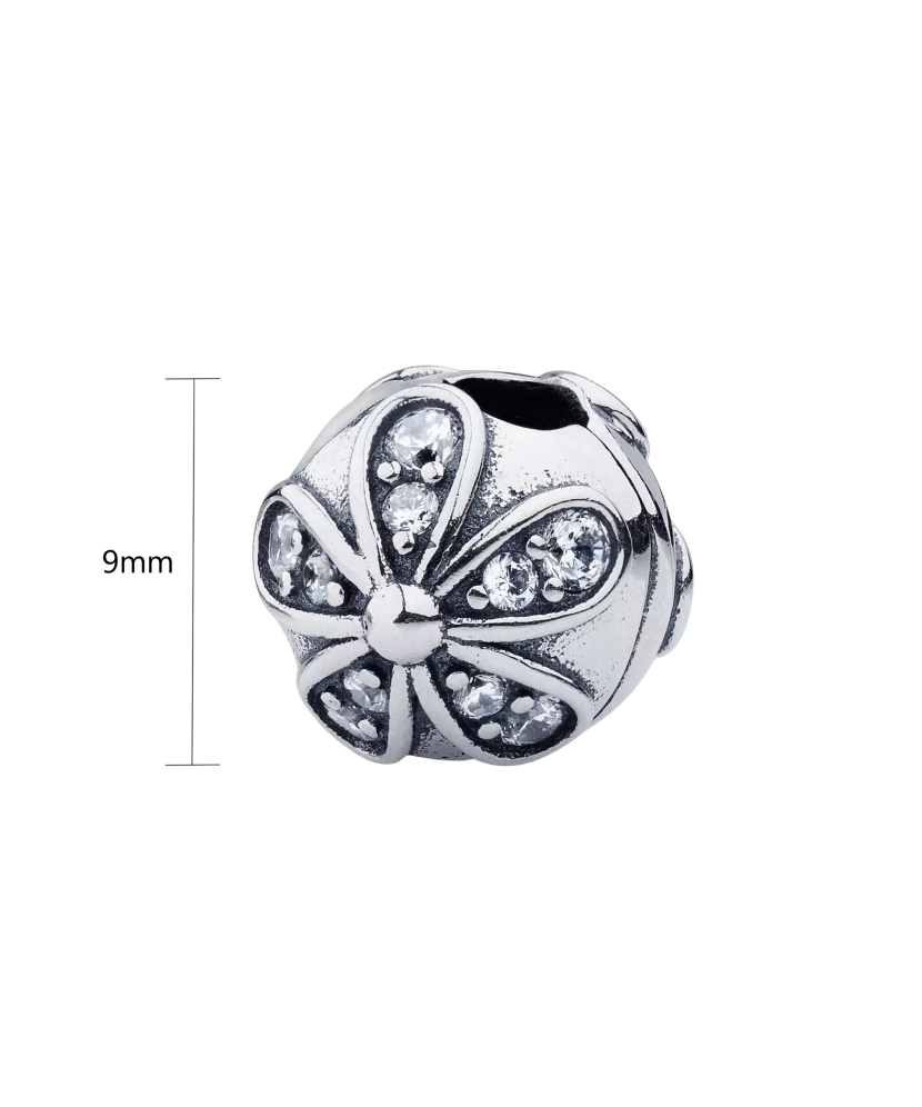 Universalus sterling silver pendant with zircons