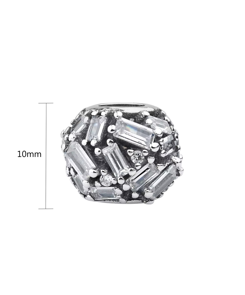 Universalus sterling silver pendant with zircons